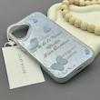 قاب گوشی iPhone 17 آیفون براش و لیزری فانتزی طرح پروانه کیوت کد 1003609