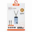 کابل Type-C به Type-C لیامی CA-LM75 فست شارژ 120W کد 140712