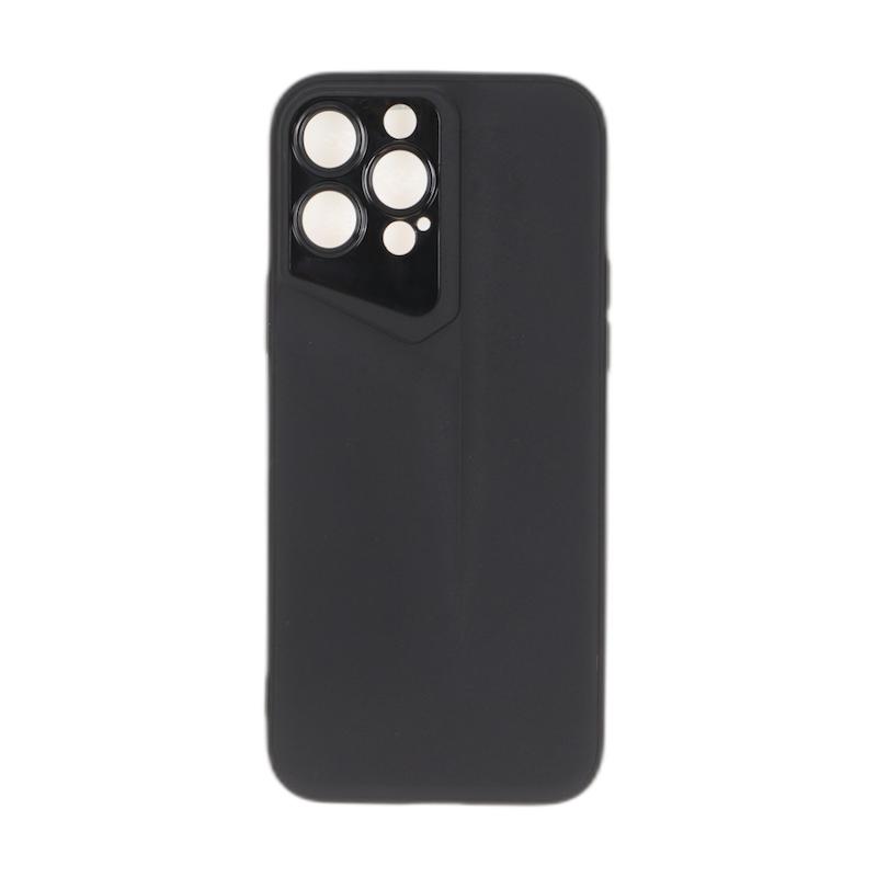 قاب گوشی iPhone 13 Pro Max آیفون سری Porsche Design سیلیکونی ژله ای محافظ لنز دار مشکی