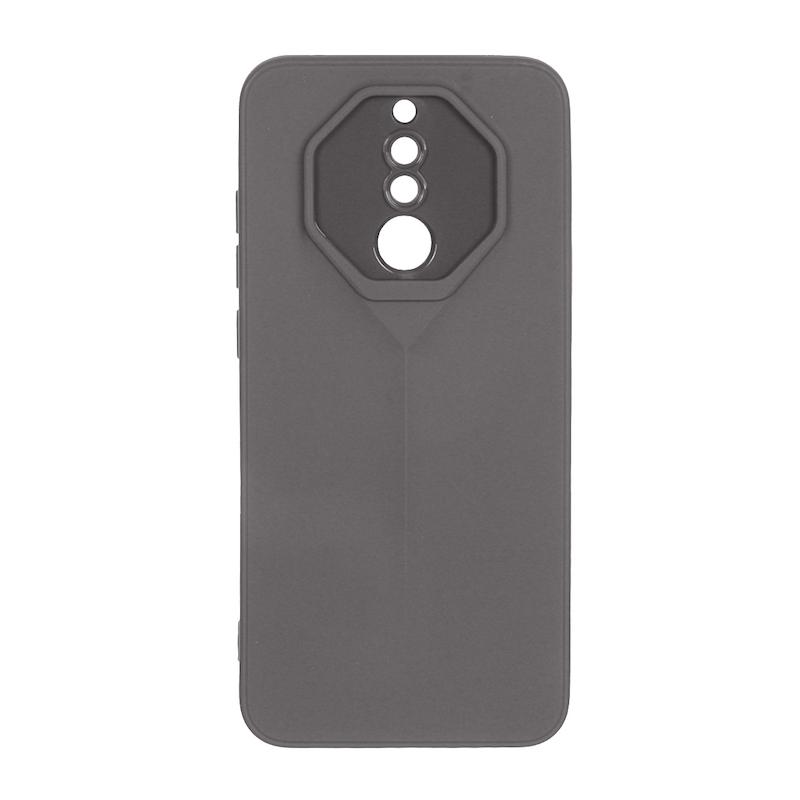 قاب گوشی Redmi 8 شیائومی سری Porsche Design سیلیکونی ژله ای محافظ لنز دار خاکستری