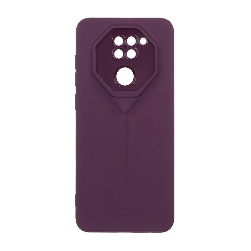 قاب گوشی Redmi 10X - Redmi Note 9 شیائومی Porsche Design سیلیکونی ژله ای محافظ لنز دار بنفش
