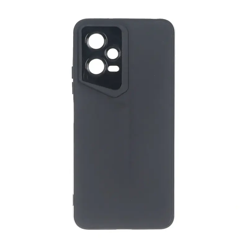 قاب گوشی Redmi Note 12 5G - Poco X5 شیائومی سری Porsche Design سیلیکونی ژله ای محافظ لنز دار مشکی