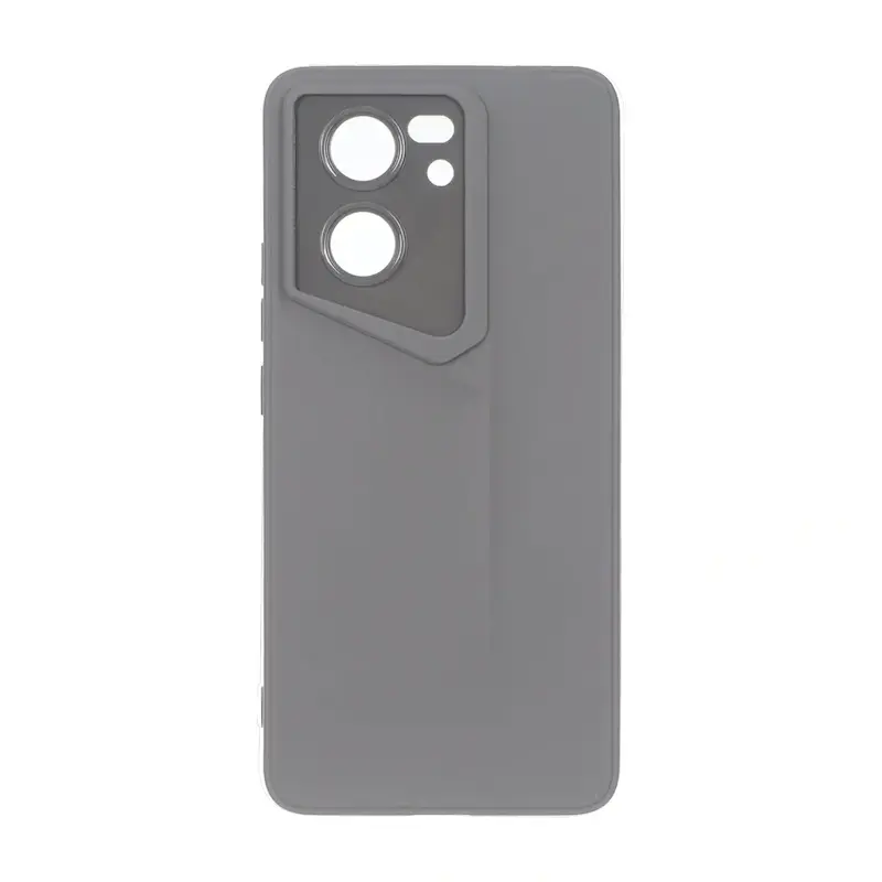 قاب گوشی Xiaomi 13T - Xiaomi 13T Pro شیائومی سری Porsche Design سیلیکونی ژله ای محافظ لنز دار خاکستری