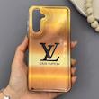 قاب گوشی Galaxy A16 سامسونگ لیزری لاکچری طرح لویی ویتون LV پشت برجسته 