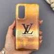 قاب گوشی Galaxy A54 سامسونگ لیزری لاکچری طرح لویی ویتون LV پشت برجسته