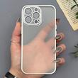 قاب گوشی iPhone 13 Pro آیفون شفاف ژله‌ای TPU با محافظ لنز شیشه‌ای