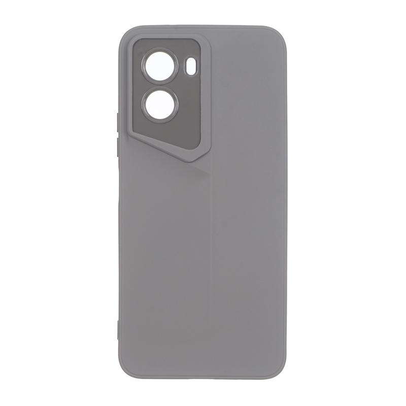 قاب گوشی Poco M7 4G شیائومی Porsche Design سیلیکونی ژله ای محافظ لنز دار خاکستری