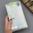 قاب گوشی Galaxy A26 سامسونگ شفاف Armor پشت طلقی شیشه‌ای با فریم TPU و دکمه کرومی