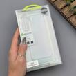 قاب گوشی Galaxy A35 سامسونگ شفاف Armor پشت طلقی شیشه‌ای با فریم TPU و دکمه کرومی