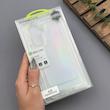 قاب گوشی Galaxy A36 سامسونگ شفاف Armor پشت طلقی شیشه‌ای با فریم TPU و دکمه کرومی