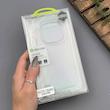 قاب گوشی Redmi Note 15 4G شیائومی شفاف Armor پشت طلقی شیشه‌ای با فریم TPU و دکمه کرومی