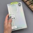 قاب گوشی Redmi A5 - Poco C71 شیائومی شفاف Armor پشت طلقی شیشه‌ای با فریم TPU و دکمه کرومی
