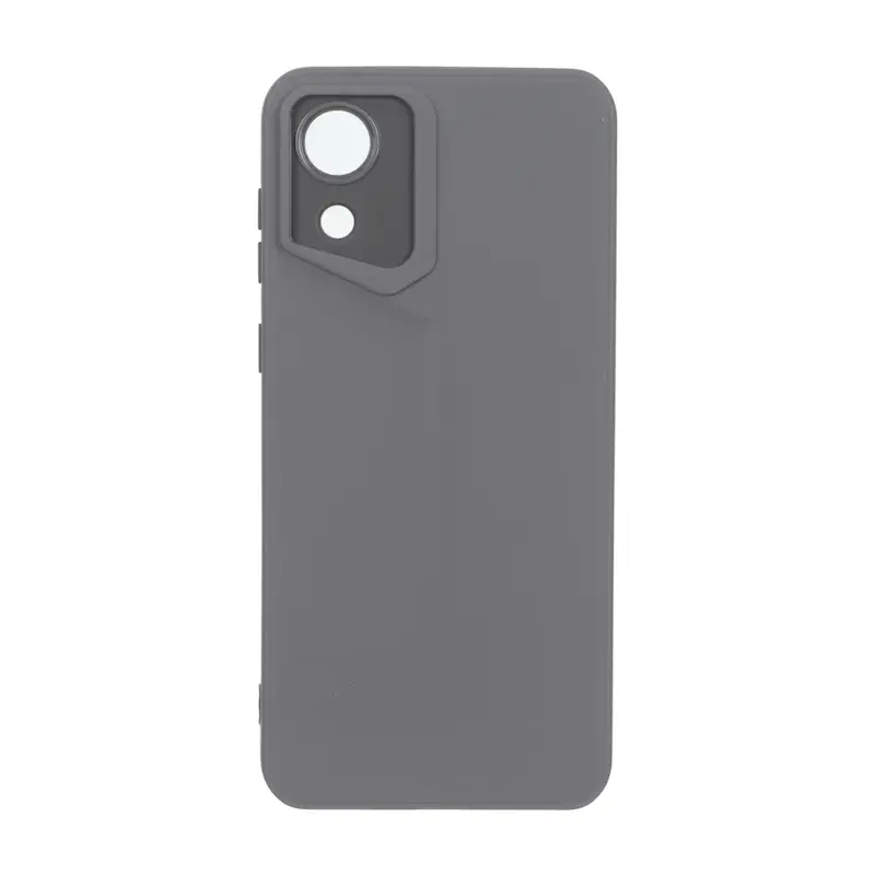 قاب گوشی Galaxy A03 Core سامسونگ سری Porsche Design سیلیکونی ژله ای محافظ لنز دار خاکستری