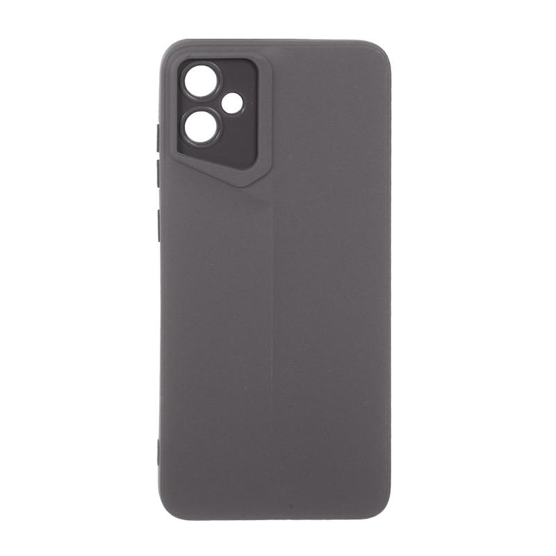 قاب گوشی Galaxy A05 سامسونگ سری Porsche Design سیلیکونی ژله ای محافظ لنز دار خاکستری
