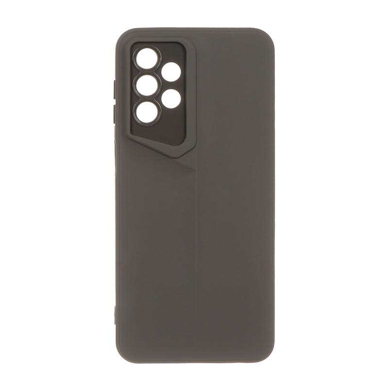 قاب گوشی Galaxy A23 سامسونگ سری Porsche Design سیلیکونی ژله ای محافظ لنز دار خاکستری