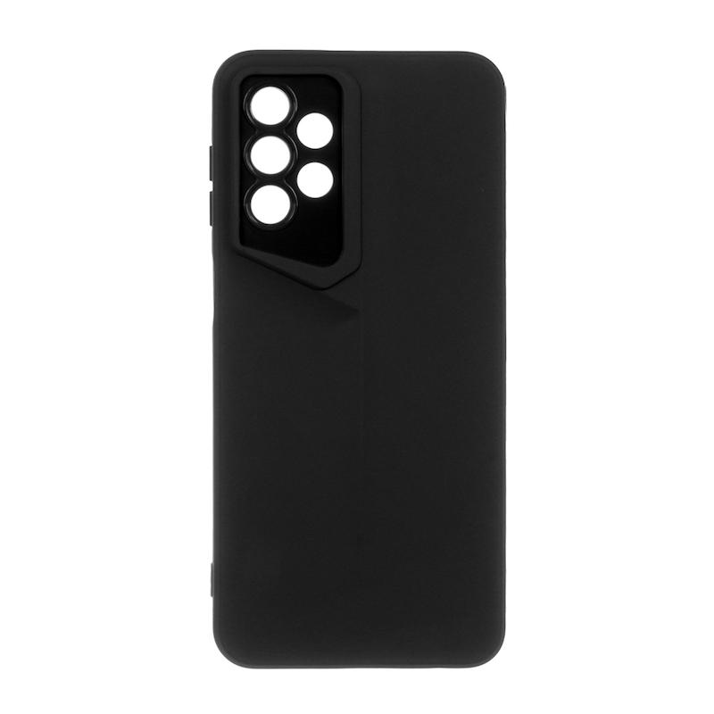 قاب گوشی Galaxy A23 سامسونگ سری Porsche Design سیلیکونی ژله ای محافظ لنز دار مشکی