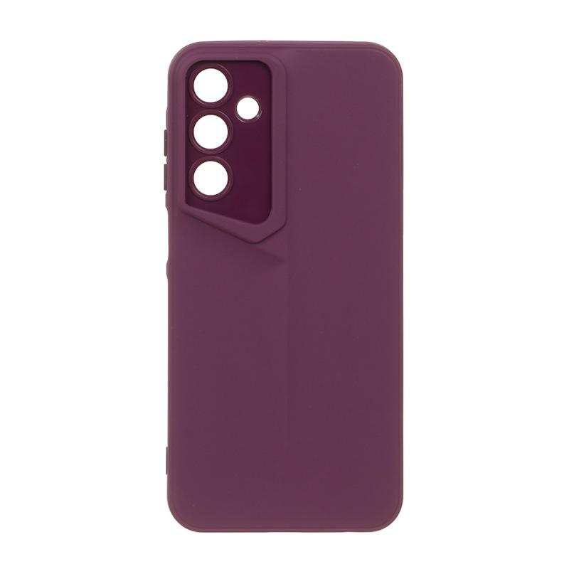 قاب گوشی Galaxy A25 سامسونگ سری Porsche Design سیلیکونی ژله ای محافظ لنز دار بنفش