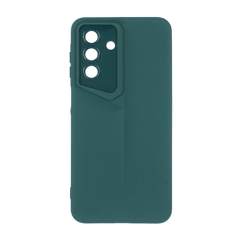 قاب گوشی Galaxy A26 سامسونگ سری Porsche Design سیلیکونی ژله ای محافظ لنز دار سبز تیره