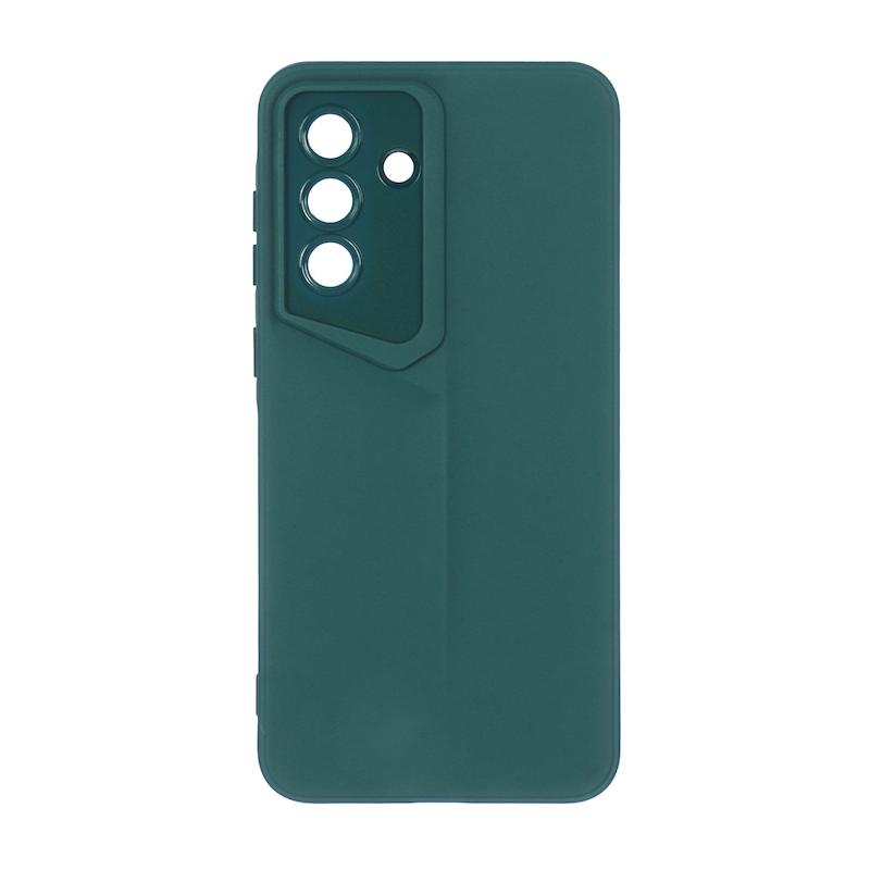قاب گوشی Galaxy A37 سامسونگ سری Porsche Design سیلیکونی ژله ای محافظ لنز دار سبز