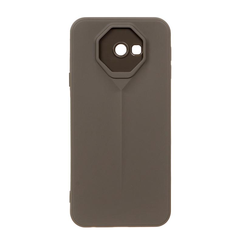 قاب گوشی Galaxy J4 Plus سامسونگ سری Porsche Design پورش دیزاین محافظ لنز دار خاکستری