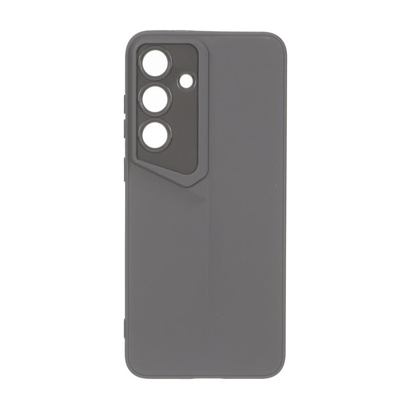 قاب گوشی Galaxy S25 FE سامسونگ سری Porsche Design سیلیکونی ژله ای محافظ لنز دار خاکستری