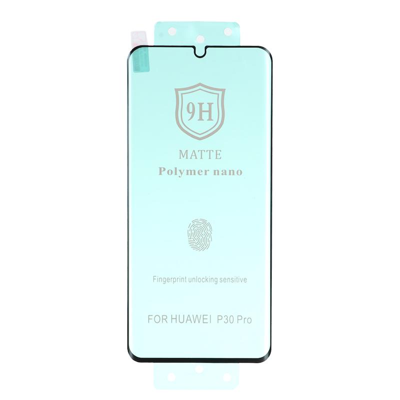 گلس مات نانو گوشی Huawei P30 Pro هوآوی ضد ضربه نشکن اورجینال 9H پلیمر نانو Polymer nano