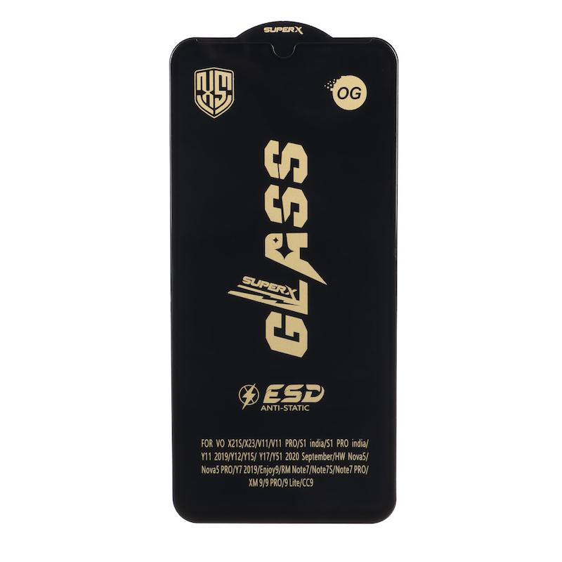 گلس گوشی Huawei Y7 2019 - Redmi Note 7 - Note 7S - Note 7 Pro - Mi 9 Lite - Mi CC9 - Mi 9 شیشه ای OG Glass سری آنتی استاتیک Super X ESD اورجینال