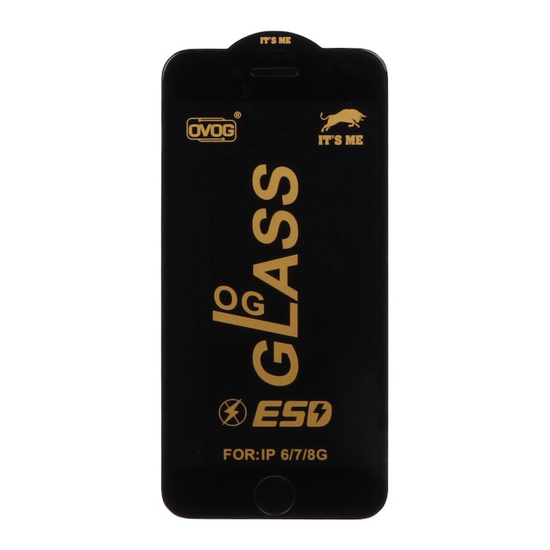 گلس گوشی iPhone 6 - iPhone 6S - iPhone 7 - iPhone 8 آیفون شیشه ای ITS ME OG Glass سری OVOG ESD اورجینال