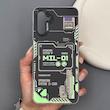 قاب گوشی Galaxy A04S سامسونگ هولوگرامی ایربگ‌دار با فریم TPU مات