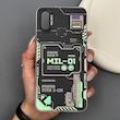 قاب گوشی Galaxy A10S سامسونگ هولوگرامی ایربگ‌دار با فریم TPU مات