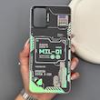 قاب گوشی Galaxy A06 سامسونگ هولوگرامی ایربگ‌دار با فریم TPU مات 