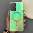 قاب گوشی Galaxy A14 سامسونگ هولوگرامی ایربگ‌دار با فریم TPU مات
