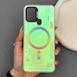 قاب گوشی Galaxy A21S سامسونگ هولوگرامی ایربگ‌دار با فریم TPU مات
