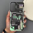 قاب گوشی Galaxy A24 سامسونگ هولوگرامی ایربگ‌دار با فریم TPU مات