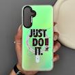 قاب گوشی Galaxy A25 سامسونگ هولوگرامی ایربگ‌دار با فریم TPU مات