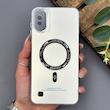 قاب گوشی Galaxy A10 سامسونگ اورجینال سوکول SO COOL طرح مگ سیف رنگ نقره ای
