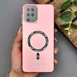 قاب گوشی Galaxy A12 - M12 سامسونگ اورجینال سوکول SO COOL طرح مگ سیف رنگ صورتی