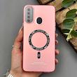 قاب گوشی Galaxy A20S سامسونگ اورجینال سوکول SO COOL طرح مگ سیف رنگ صورتی