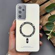قاب گوشی Galaxy A34 سامسونگ اورجینال سوکول SO COOL طرح مگ سیف رنگ نقره ای