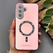 قاب گوشی Galaxy A37 سامسونگ اورجینال سوکول SO COOL طرح مگ سیف رنگ صورتی