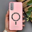 قاب گوشی Galaxy A30S - A50S - A50 سامسونگ اورجینال سوکول SO COOL طرح مگ سیف رنگ صورتی