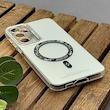قاب گوشی Galaxy A55 سامسونگ اورجینال سوکول SO COOL طرح مگ سیف رنگ نقره ای
