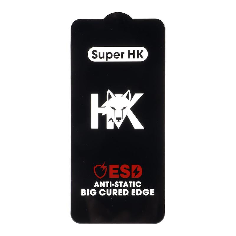 گلس گوشی Galaxy A36 - A56 - A37 - A57 - S24 FE - S25 FE سامسونگ شیشه ای فول کاور ESD ANTI STATIC دور تراش Full Cover Super HK اورجینال