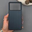 قاب گوشی Redmi K70E - Poco X6 Pro شیائومی قاب ریمووا Rimowa های کپی درجه یک رنگ سرمه ای