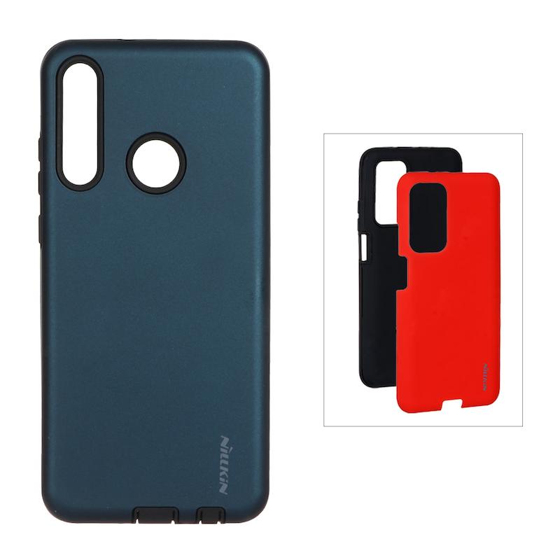 قاب گوشی Huawei Y6P هوآوی طرح ضد ضربه Nillkin دو تیکه سبز کله غازی با محافظ سوکت شارژ