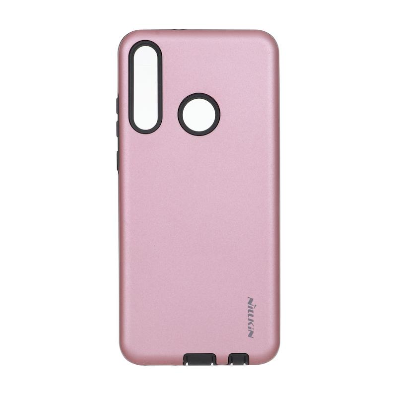 قاب گوشی Huawei Y6P هوآوی طرح ضد ضربه Nillkin دو تیکه رزگلد با محافظ سوکت شارژ