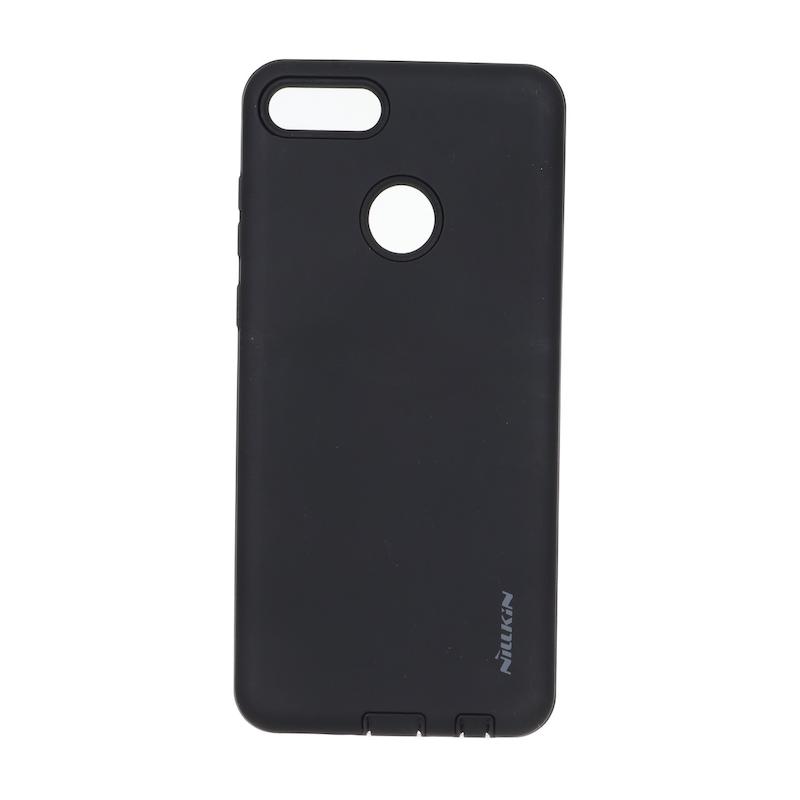 قاب گوشی Huawei Y9 2018 هوآوی طرح ضد ضربه Nillkin دو تیکه مشکی با محافظ سوکت شارژ 