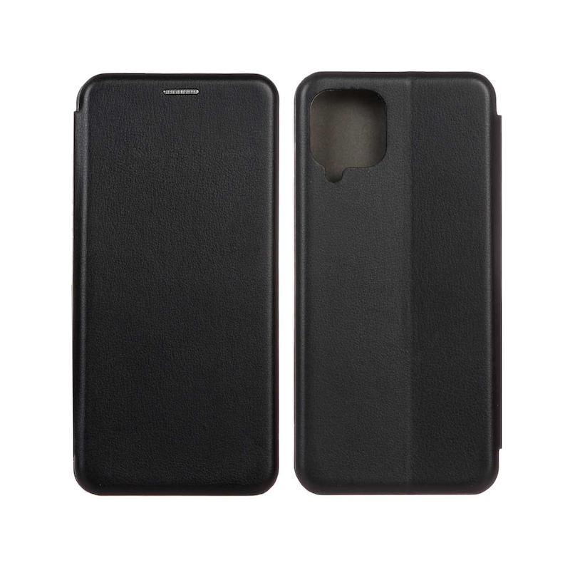 کیف مگنتی گوشی Galaxy A22 4G - Galaxy M32 4G سامسونگ طرح چرم کتابی مشکی