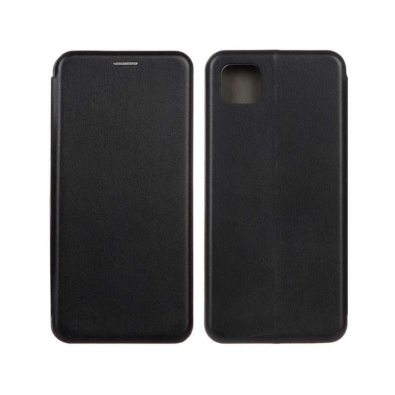 کیف مگنتی گوشی Galaxy A22 5G سامسونگ طرح چرم کتابی مشکی