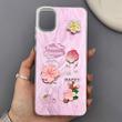 قاب گوشی Galaxy A05 سامسونگ لیزری فانتزی گل برجسته لیلیوم لاکچری TPU رنگ صورتی